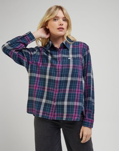 Рубашка женская Lee Women Seasonal Shirt синяя M