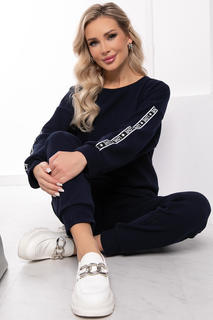 Костюм женский LT Collection Love is... синий 44 RU