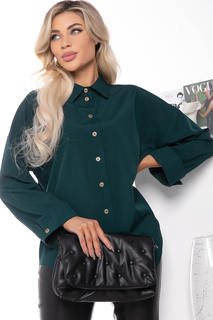 Блуза женская LT Collection Каталина зеленая 50 RU