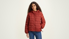 Куртка женская Levis Women Edie Packable Jacket бордовая L Levis®