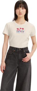 Футболка женская Levis Women The Perfect Tee бежевая M Levis®