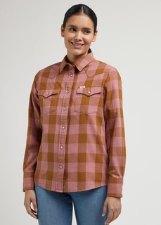 Рубашка женская Lee Women Western Shirt розовая XS