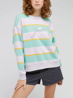 Джемпер женский Lee ACID SWEATSHIRT белый XS