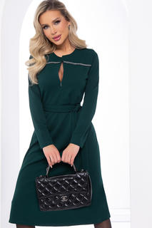 Платье женское LT Collection Розмари зеленое 48 RU