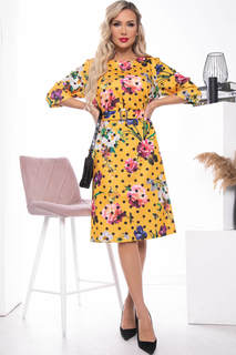 Платье женское LT Collection Аэлита разноцветное 48 RU