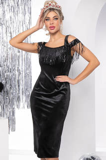 Платье женское LT Collection Соблазн черное 50 RU