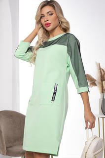 Платье женское LT Collection Модная Леди зеленое 50 RU