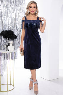 Платье женское LT Collection Соблазн синее 52 RU
