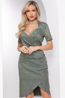 Платье женское LT Collection Ах, какая женщина! золотистое 44 RU