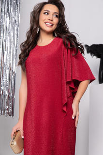 Платье женское LT Collection Несравненная красное 44 RU
