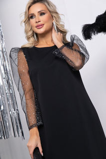 Платье женское LT Collection Тамила черное 46 RU