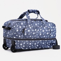 Дорожная сумка унисекс AMEN М221 голубая, 60х31х36 см Amen.
