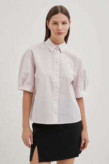 Рубашка женская Finn Flare FBE110100 розовая L