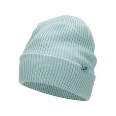 Шапка мужская Nike U Peak Standard Cuff Futura Beanie голубая, one size