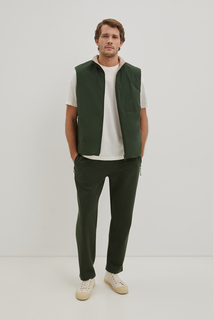 Спортивные брюки мужские Finn Flare FBD21054 зеленые L