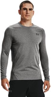 Лонгслив мужской Under Armour Ua Cg Fitted Crew серый LG