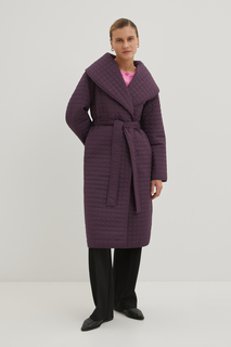 Пальто женское Finn Flare BAS-100120 фиолетовое XL