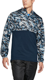 Ветровка мужская Under Armour Sportstyle Anorak Wind Half Zip Hooded синяя XS