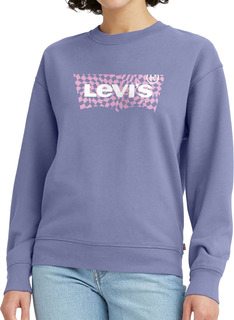 Свитшот женский Levis Graphic Standard Crew синий L Levis®