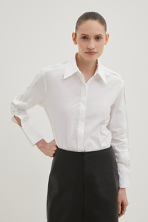 Рубашка женская Finn Flare FBE110199 белая XS