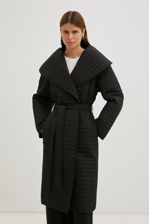 Пальто женское Finn Flare BAS-100120 черное XL