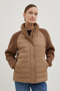Куртка женская Finn Flare FBE110208 коричневая S