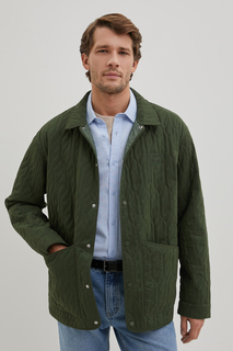 Куртка мужская Finn Flare FBE21035 зеленая S