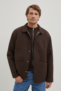 Куртка мужская Finn Flare FBE21035 коричневая XL