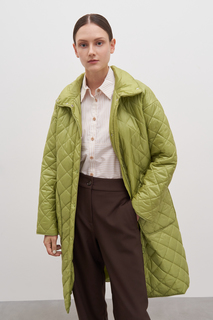 Пальто женское Finn Flare FAC12027 зеленое XL