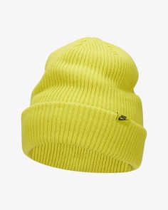 Шапка мужская Nike U NK PEAK BEANIE SC FUT L желтая, one size