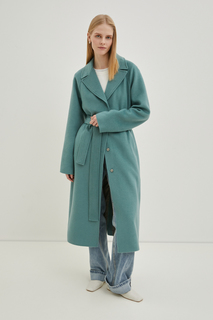 Пальто женское Finn Flare FBD11034 зеленое XL
