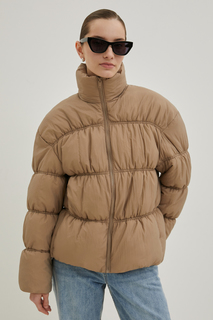 Куртка женская Finn Flare FBE11090 коричневая XL