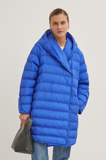 Пальто женское Finn Flare FBE11096 синее XL