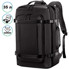 Сумка-рюкзак мужская Kingsons KS-35005 черная, 52х33х24 см