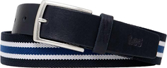 Ремень мужской Lee STRIPED WEBBING BELT SKY C черный, 100 см