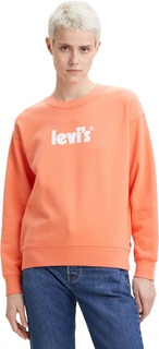 Свитшот женский Levis Graphic Standard Crew оранжевый XL Levis®