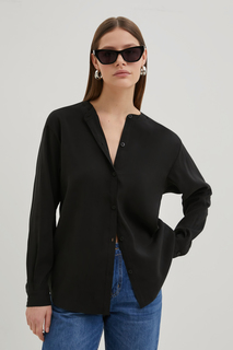 Рубашка женская Finn Flare FBE110163 черная XL