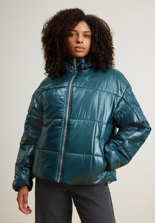 Куртка женская Nike W Classic Puffer Shine Therma-FIT Loose Jacket зеленая M