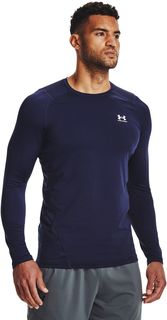 Лонгслив мужской Under Armour UA CG Armour Fitted Crew синий SM