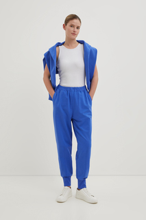 Спортивные брюки женские Finn Flare FBE110123 синие S