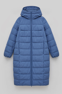 Пальто женское Finn Flare FBE11088 синее XS
