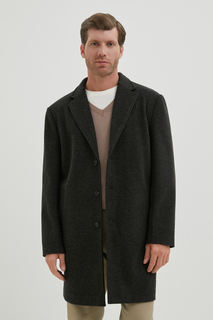 Пальто мужское Finn Flare FBE21097 черное XL