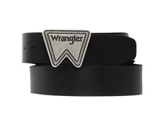 Ремень мужской Wrangler FESTIVAL LOGO BELT BLACK черный, 95 см