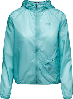 Ветровка женская Under Armour Qualifier Storm Packable Jacket синяя LG