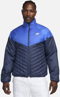 Куртка мужская Nike M Windrunner Therma-Fit Water-Resistant Puffer Jacket синяя XL