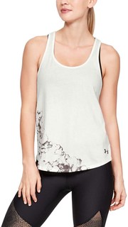 Майка женская Under Armour Ink Formation Graphic Crossback Tank белая XL