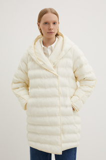 Пальто женское Finn Flare FBE11096 белое XS
