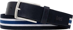 Ремень мужской Lee Men Striped Webbing Belt черный, 85 см