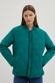 Куртка женская Finn Flare BAS-100119 зеленая XL