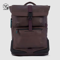 Рюкзак мужской Piquadro коричневый, 43x37x14 см